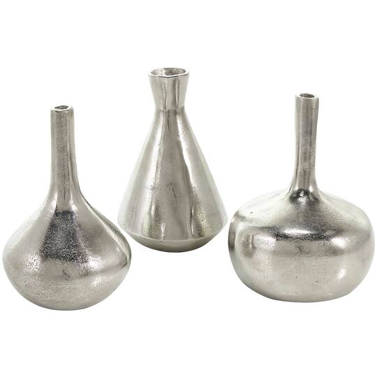 CosmoLiving by Cosmopolitan Contemporary Aluminum Vase Set